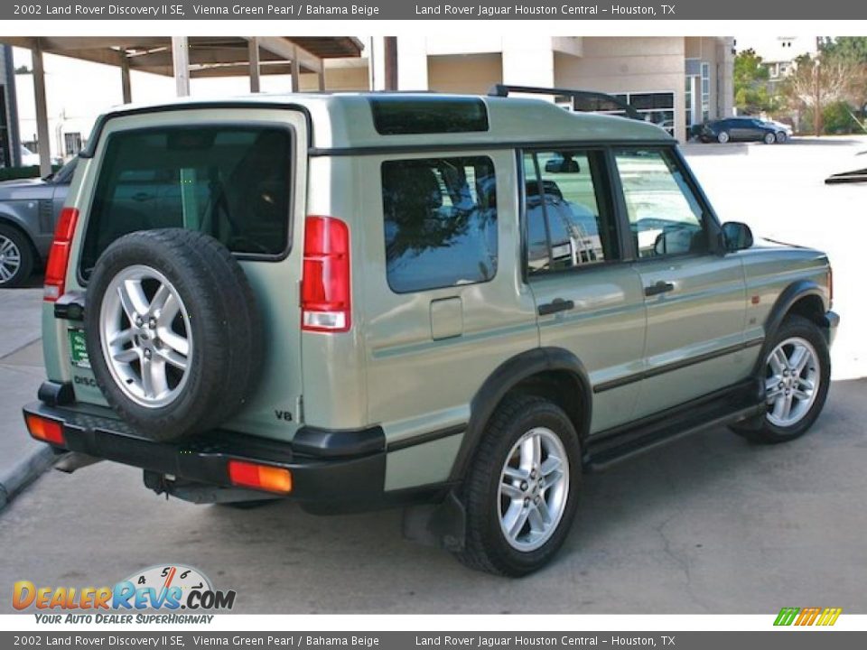 2002 Land Rover Discovery II SE Vienna Green Pearl / Bahama Beige Photo #12