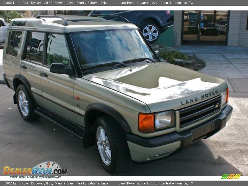 2002 Land Rover Discovery II SE Vienna Green Pearl / Bahama Beige Photo #14