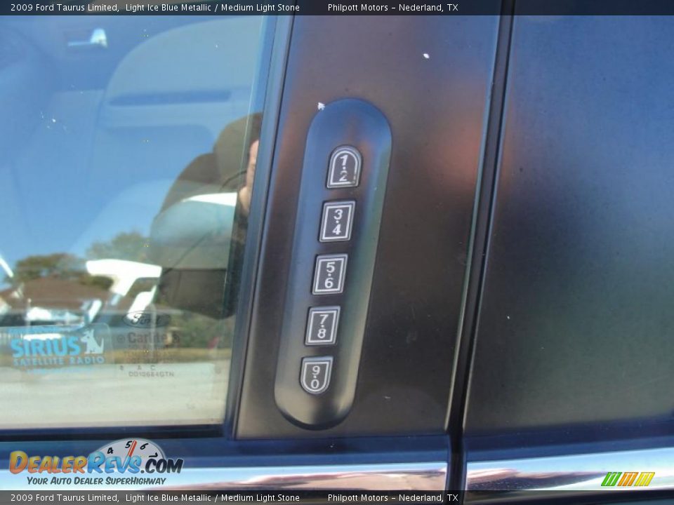 2009 Ford Taurus Limited Light Ice Blue Metallic / Medium Light Stone Photo #23