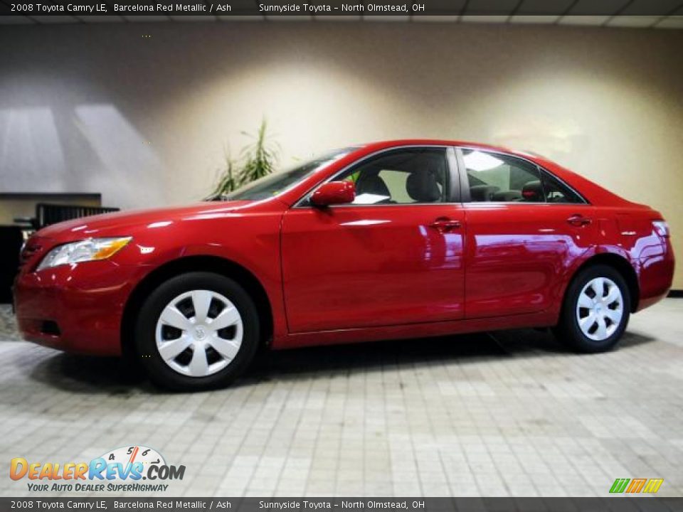 2008 Toyota Camry LE Barcelona Red Metallic / Ash Photo #1