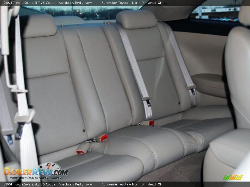 Ivory Interior - 2004 Toyota Solara SLE V6 Coupe Photo #12