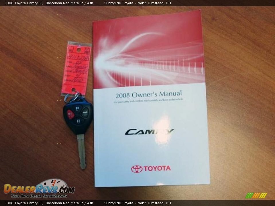 2008 Toyota Camry LE Barcelona Red Metallic / Ash Photo #21