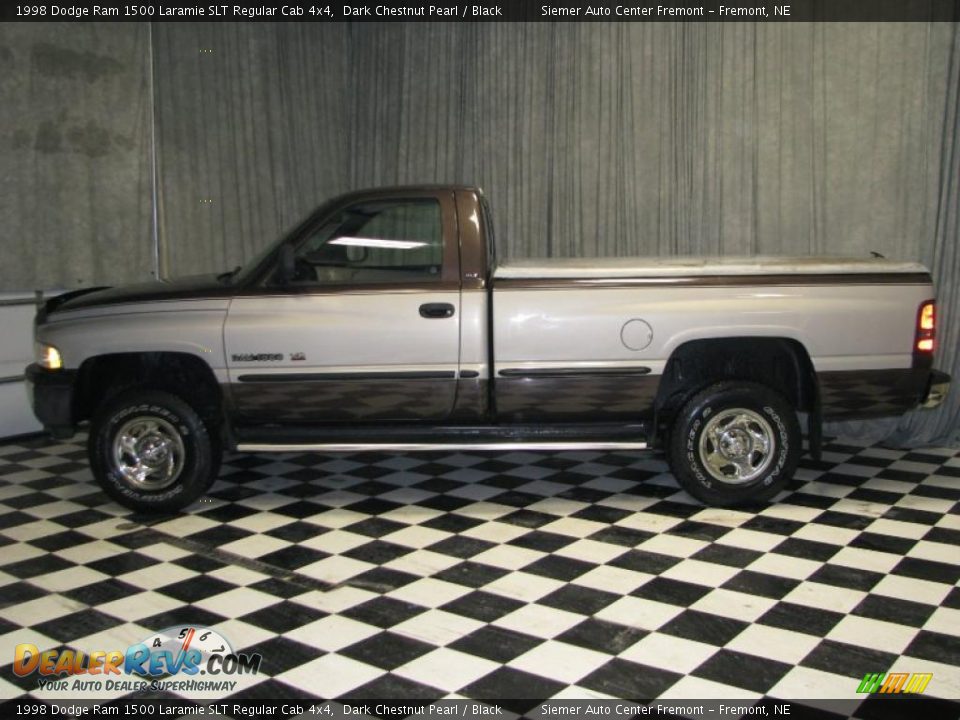 1998 Dodge Ram 1500 Laramie SLT Regular Cab 4x4 Dark Chestnut Pearl / Black Photo #1