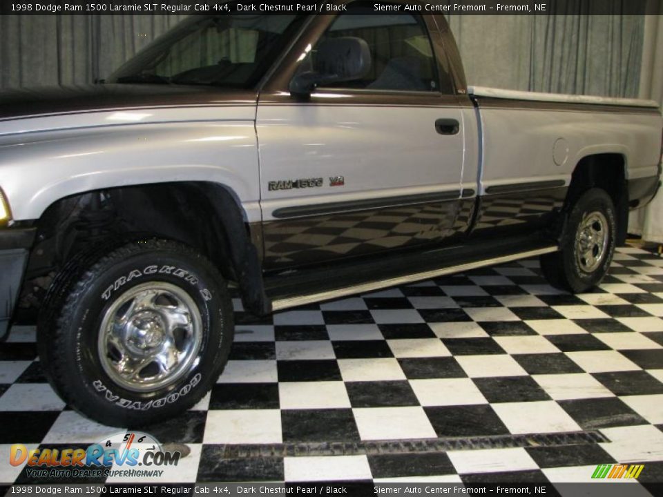 1998 Dodge Ram 1500 Laramie SLT Regular Cab 4x4 Dark Chestnut Pearl / Black Photo #2