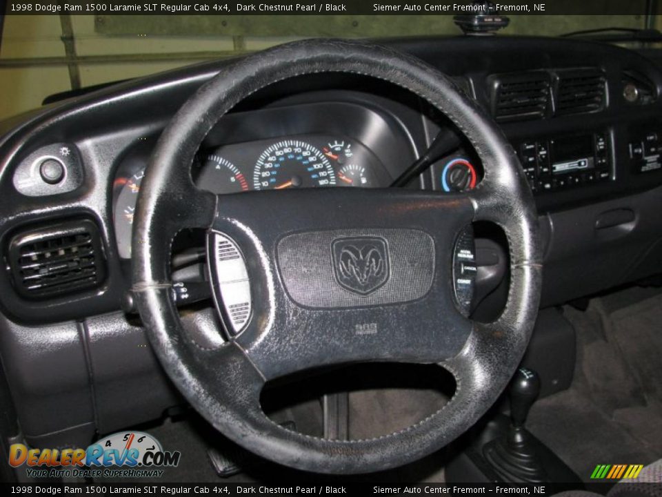 1998 Dodge Ram 1500 Laramie SLT Regular Cab 4x4 Dark Chestnut Pearl / Black Photo #13