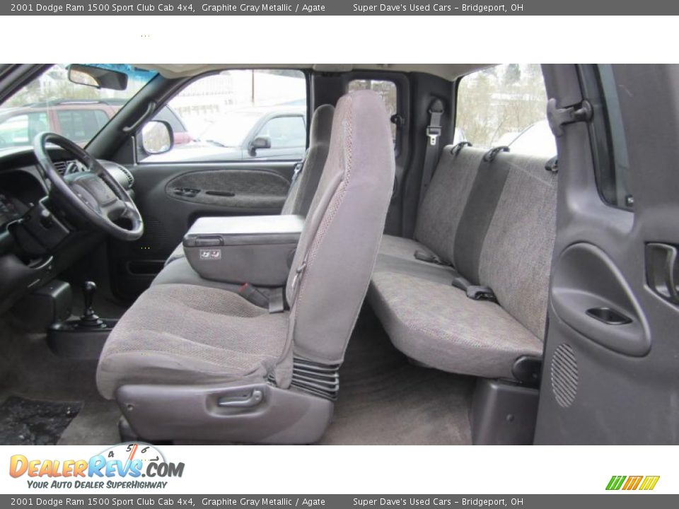 Agate Interior - 2001 Dodge Ram 1500 Sport Club Cab 4x4 Photo #15