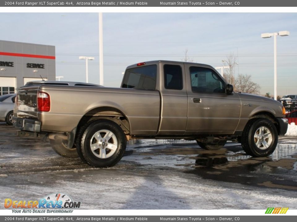 2004 Ford Ranger XLT SuperCab 4x4 Arizona Beige Metallic / Medium Pebble Photo #2