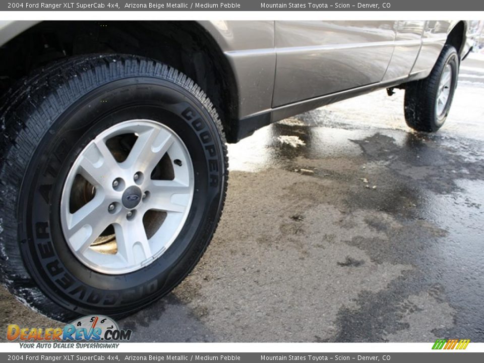 2004 Ford Ranger XLT SuperCab 4x4 Arizona Beige Metallic / Medium Pebble Photo #28