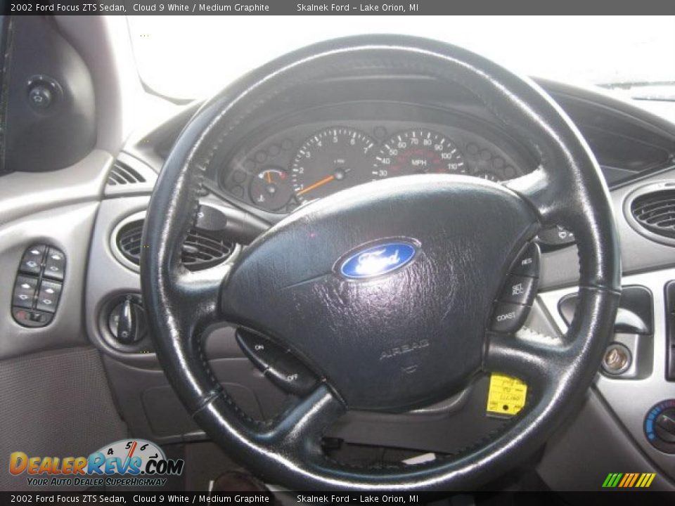 2002 Ford Focus ZTS Sedan Steering Wheel Photo #24