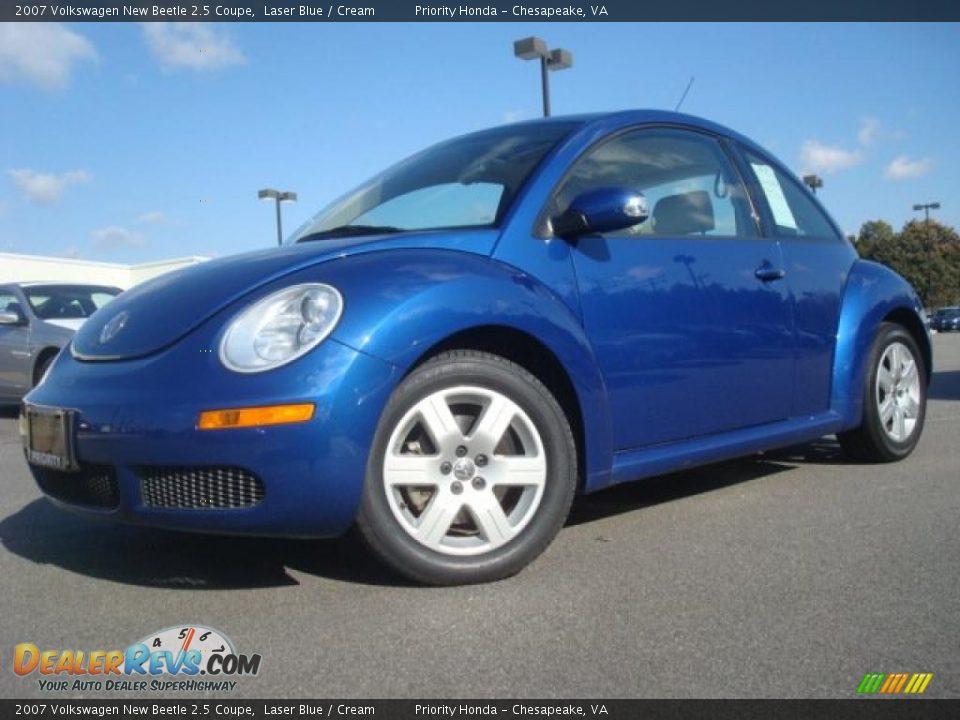 Laser Blue 2007 Volkswagen New Beetle 2.5 Coupe Photo #2