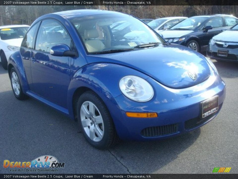 Laser Blue 2007 Volkswagen New Beetle 2.5 Coupe Photo #8