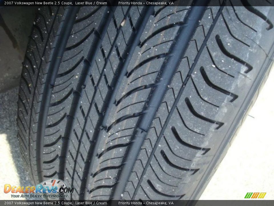 2007 Volkswagen New Beetle 2.5 Coupe Laser Blue / Cream Photo #23