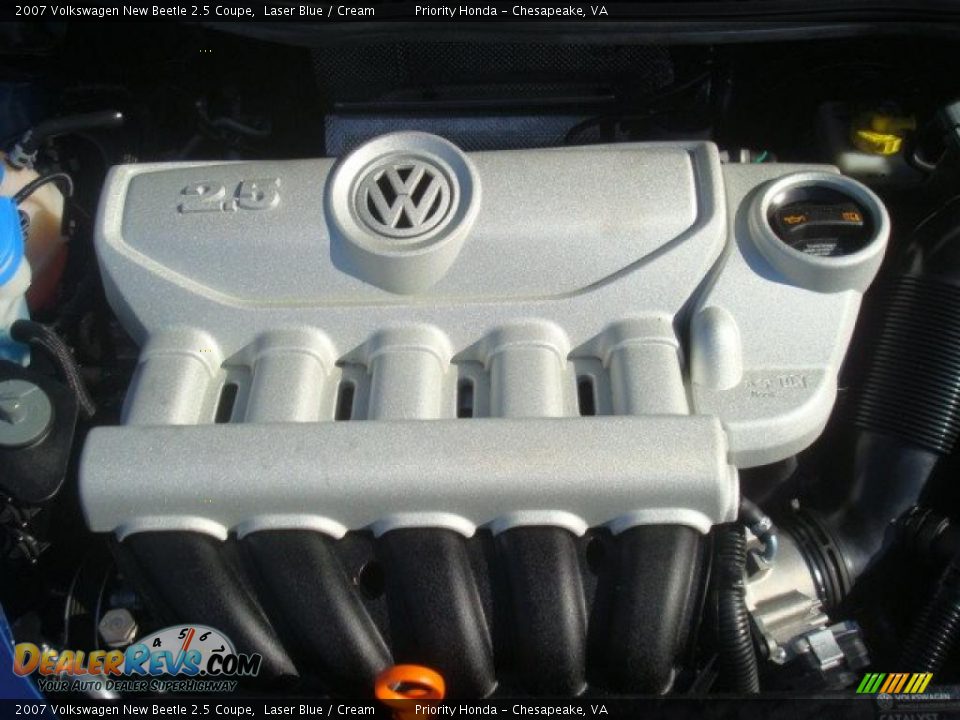 2007 Volkswagen New Beetle 2.5 Coupe 2.5 Liter DOHC 20 Valve 5 Cylinder Engine Photo #24