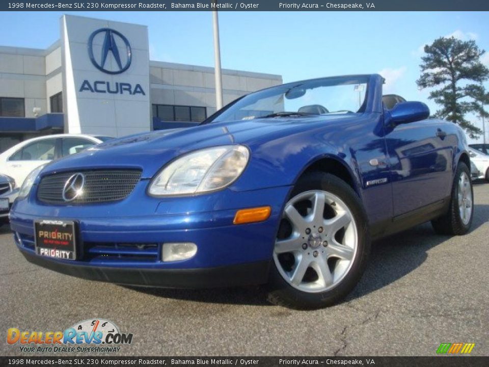 Front 3/4 View of 1998 Mercedes-Benz SLK 230 Kompressor Roadster Photo #1