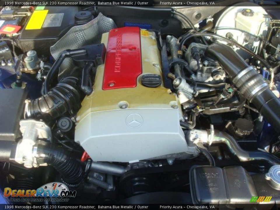 1998 Mercedes-Benz SLK 230 Kompressor Roadster 2.3L Supercharged DOHC 16V 4 Cylinder Engine Photo #16