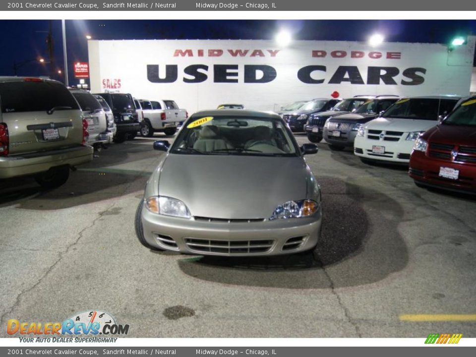 2001 Chevrolet Cavalier Coupe Sandrift Metallic / Neutral Photo #1