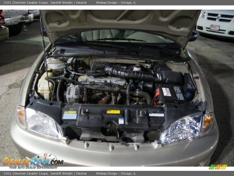 2001 Chevrolet Cavalier Coupe 2.2 Liter OHV 8-Valve 4 Cylinder Engine Photo #7