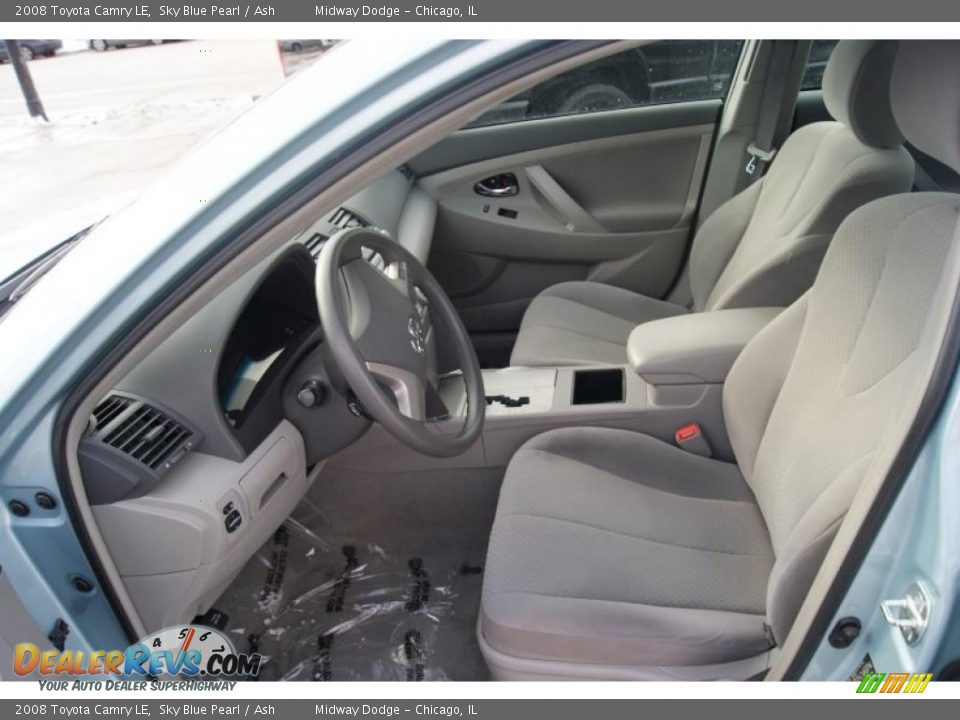 2008 Toyota Camry LE Sky Blue Pearl / Ash Photo #5