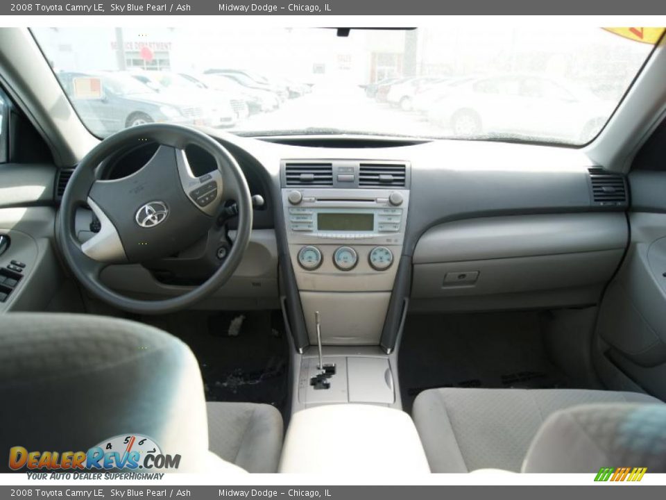 2008 Toyota Camry LE Sky Blue Pearl / Ash Photo #6