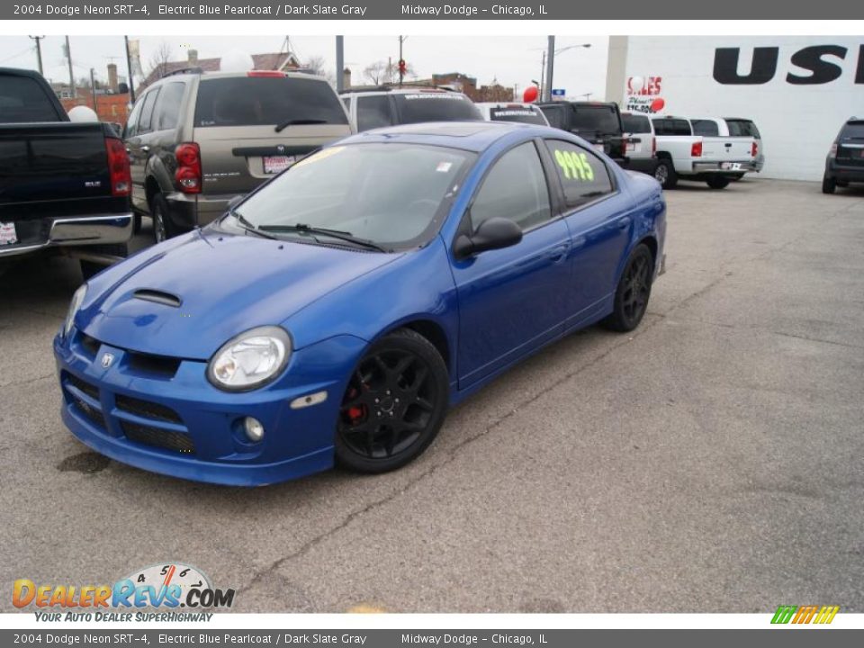2004 Dodge Neon SRT-4 Electric Blue Pearlcoat / Dark Slate Gray Photo #2
