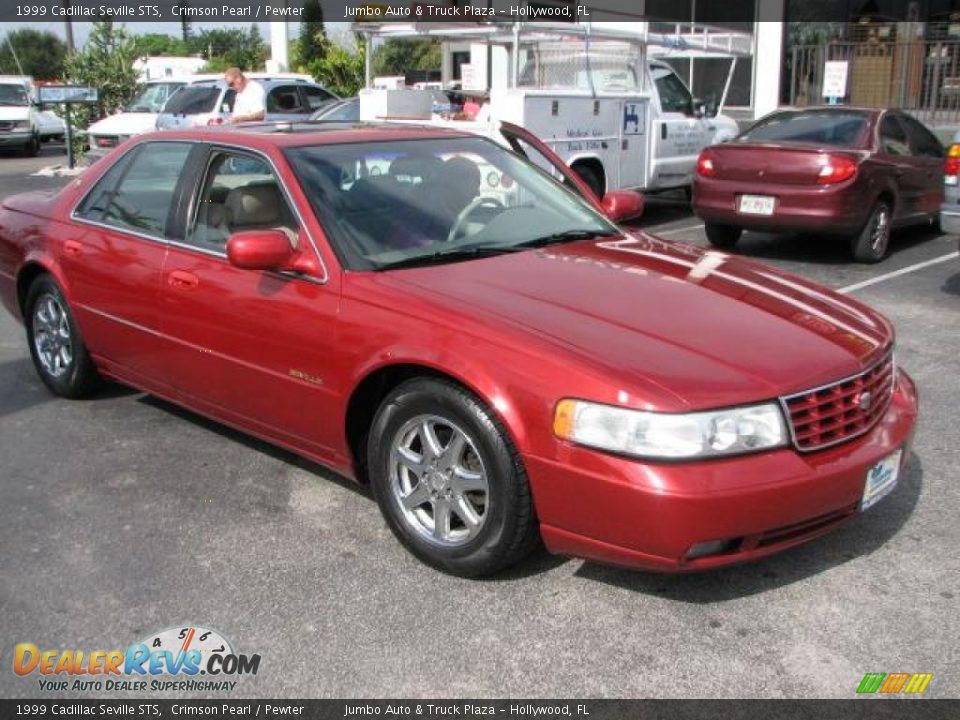 1999 Cadillac Seville STS Crimson Pearl / Pewter Photo #1