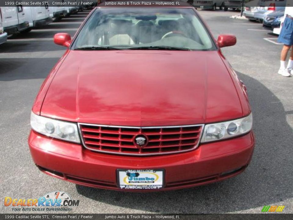 1999 Cadillac Seville STS Crimson Pearl / Pewter Photo #3