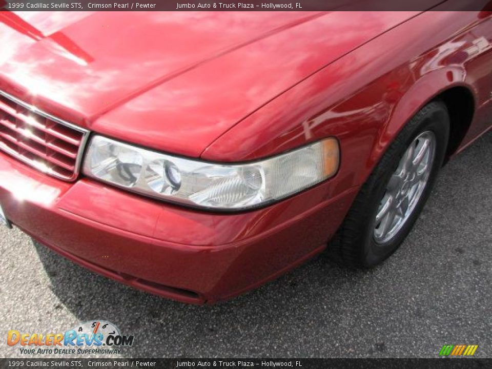 1999 Cadillac Seville STS Crimson Pearl / Pewter Photo #4