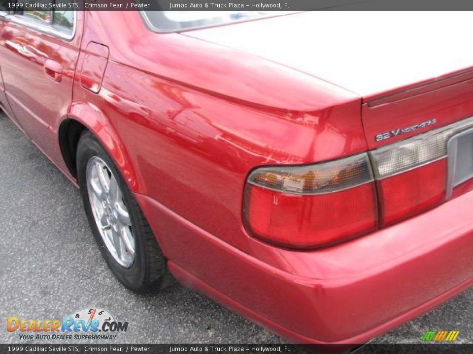 1999 Cadillac Seville STS Crimson Pearl / Pewter Photo #7