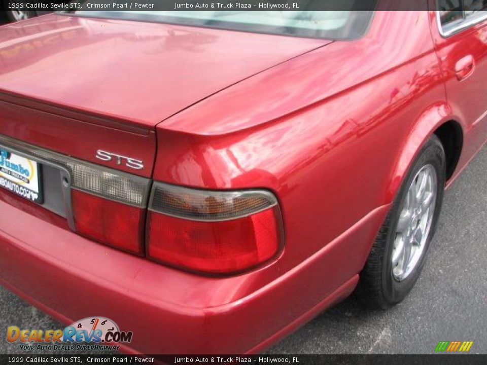 1999 Cadillac Seville STS Crimson Pearl / Pewter Photo #9