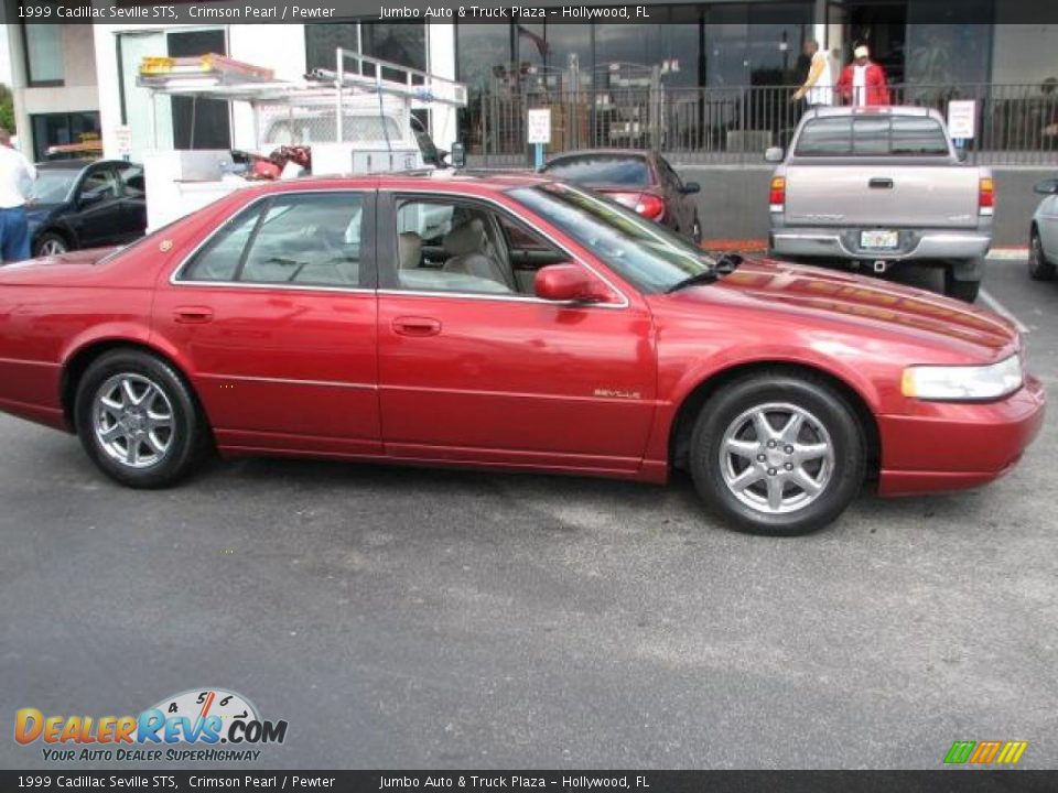 1999 Cadillac Seville STS Crimson Pearl / Pewter Photo #11