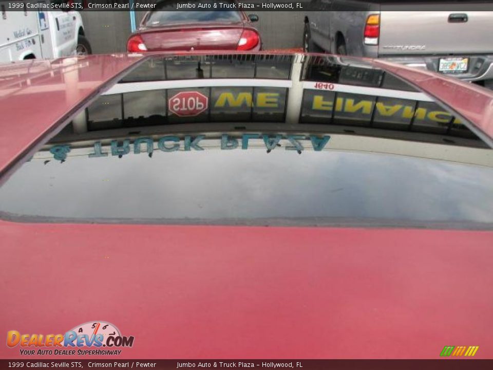 1999 Cadillac Seville STS Crimson Pearl / Pewter Photo #12
