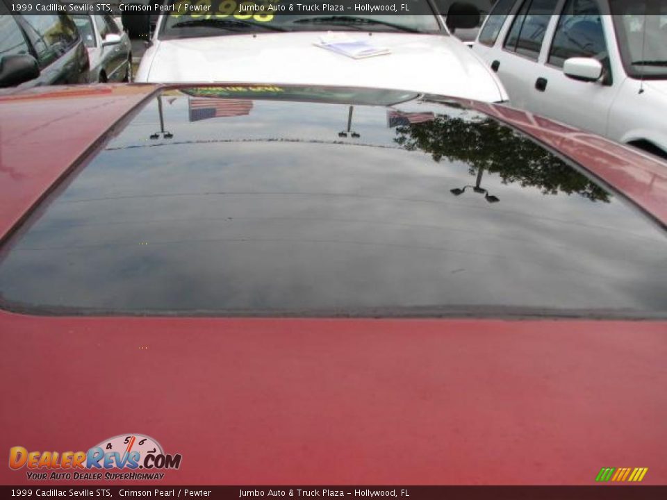 1999 Cadillac Seville STS Crimson Pearl / Pewter Photo #13