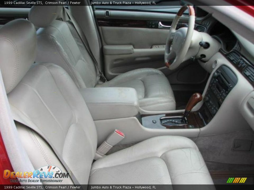Pewter Interior - 1999 Cadillac Seville STS Photo #16