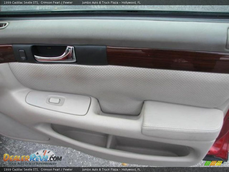 1999 Cadillac Seville STS Crimson Pearl / Pewter Photo #17