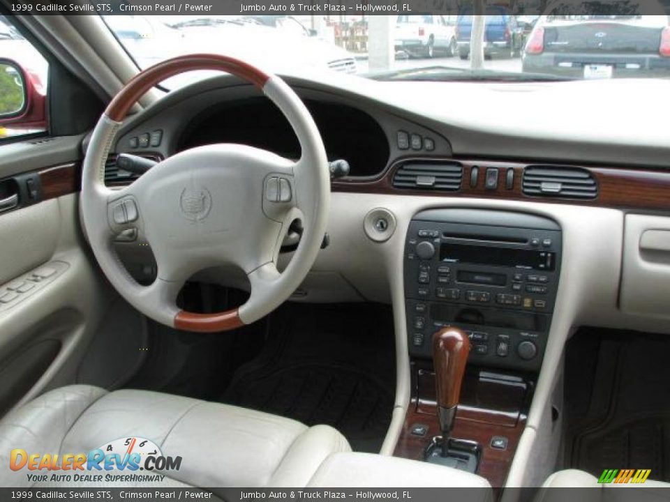 1999 Cadillac Seville STS Crimson Pearl / Pewter Photo #19