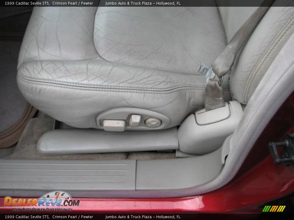 1999 Cadillac Seville STS Crimson Pearl / Pewter Photo #23