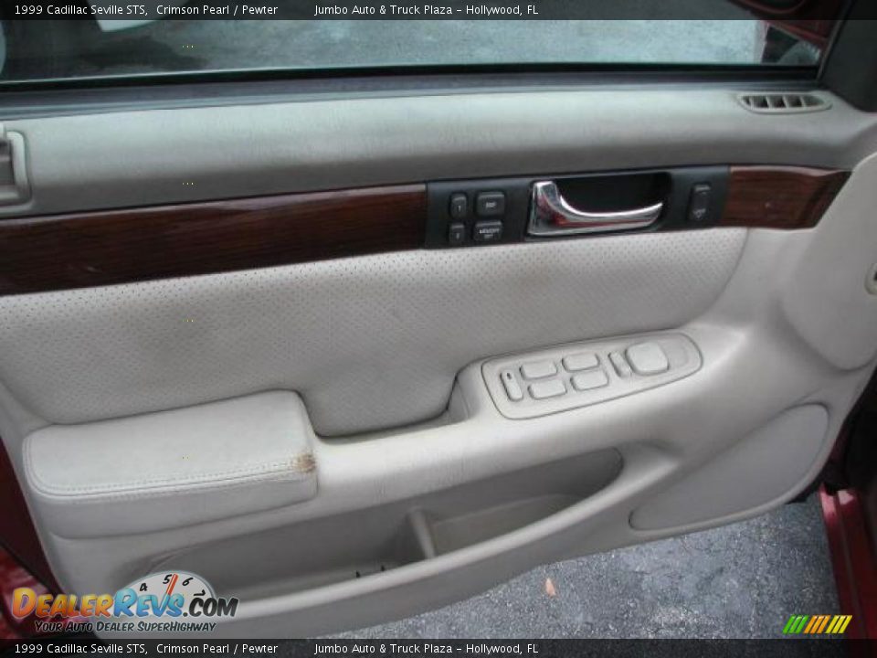 1999 Cadillac Seville STS Crimson Pearl / Pewter Photo #24