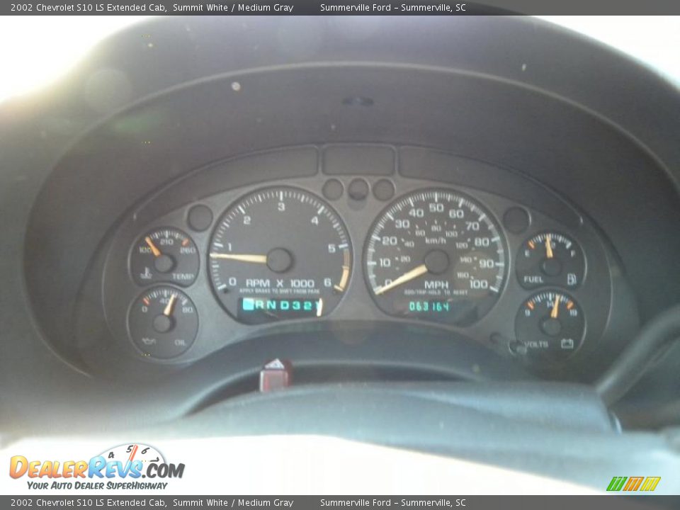 2002 Chevrolet S10 LS Extended Cab Gauges Photo #19