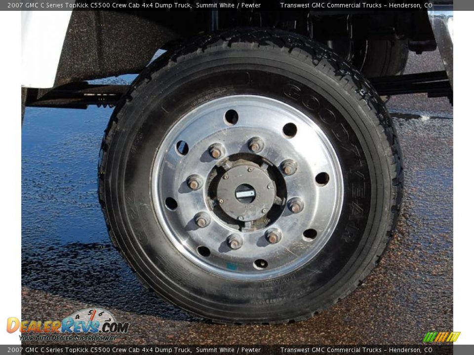 2007 GMC C Series TopKick C5500 Crew Cab 4x4 Dump Truck Wheel Photo #9