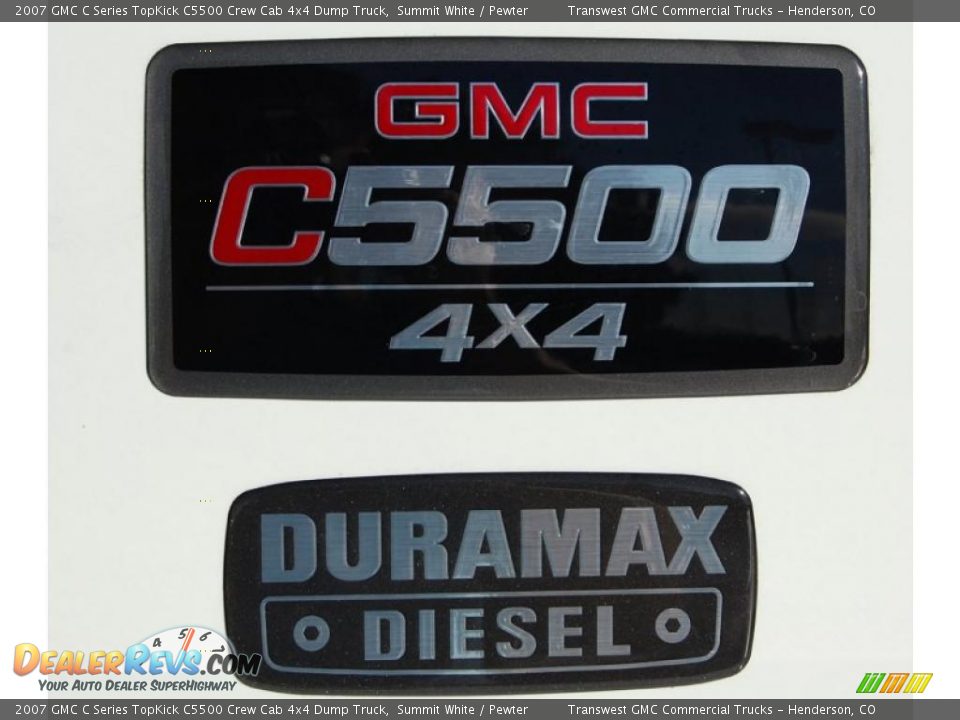 2007 GMC C Series TopKick C5500 Crew Cab 4x4 Dump Truck Logo Photo #12