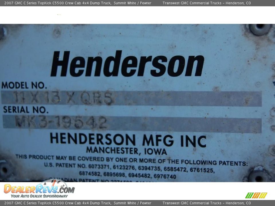 2007 GMC C Series TopKick C5500 Crew Cab 4x4 Dump Truck Summit White / Pewter Photo #23