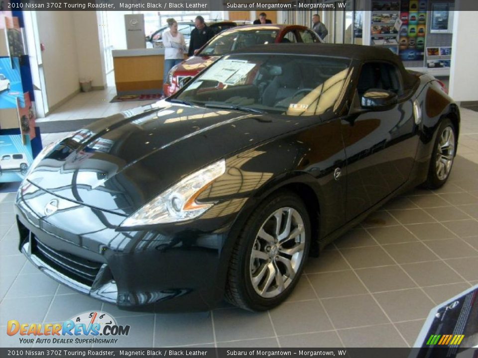 2010 Nissan 370Z Touring Roadster Magnetic Black / Black Leather Photo #1