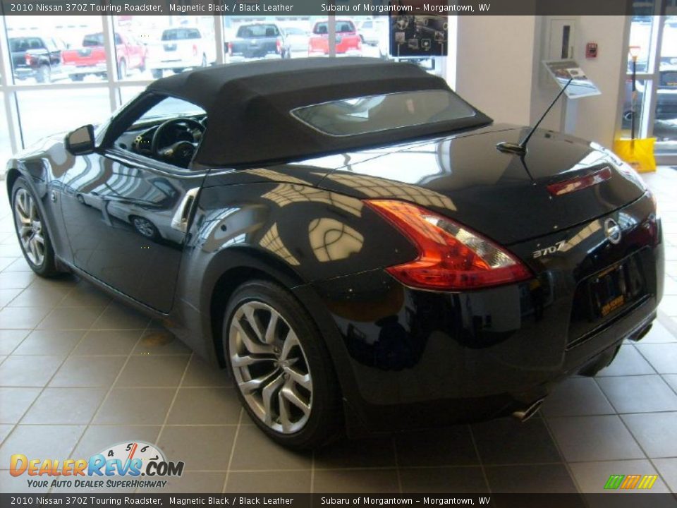 2010 Nissan 370Z Touring Roadster Magnetic Black / Black Leather Photo #7