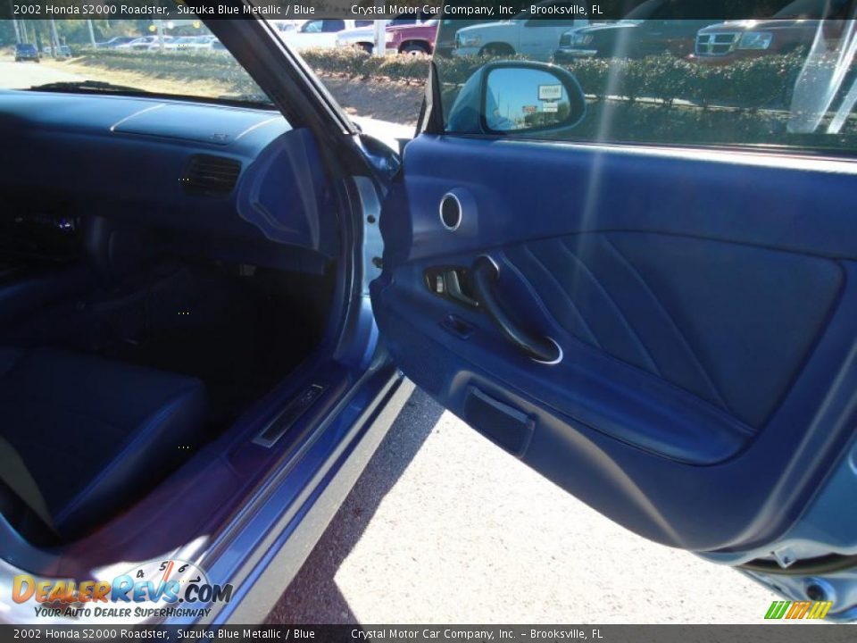 Blue Interior - 2002 Honda S2000 Roadster Photo #14