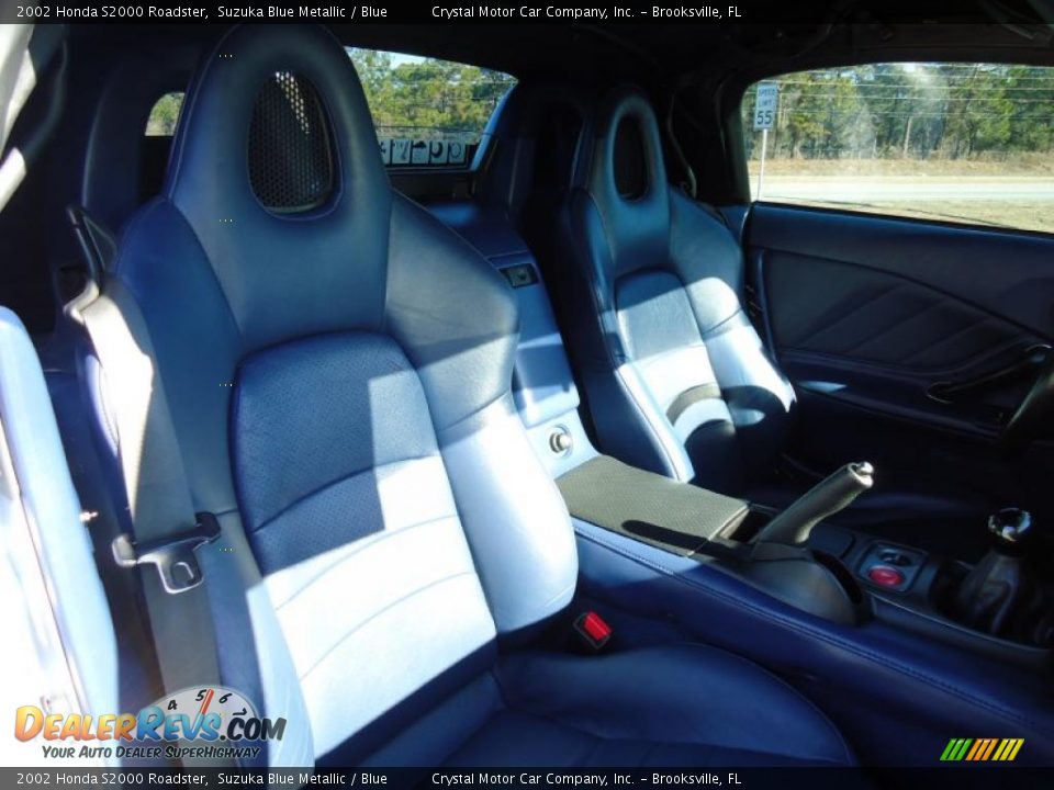 Blue Interior - 2002 Honda S2000 Roadster Photo #16