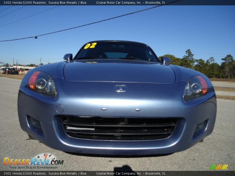 2002 Honda S2000 Roadster Suzuka Blue Metallic / Blue Photo #17