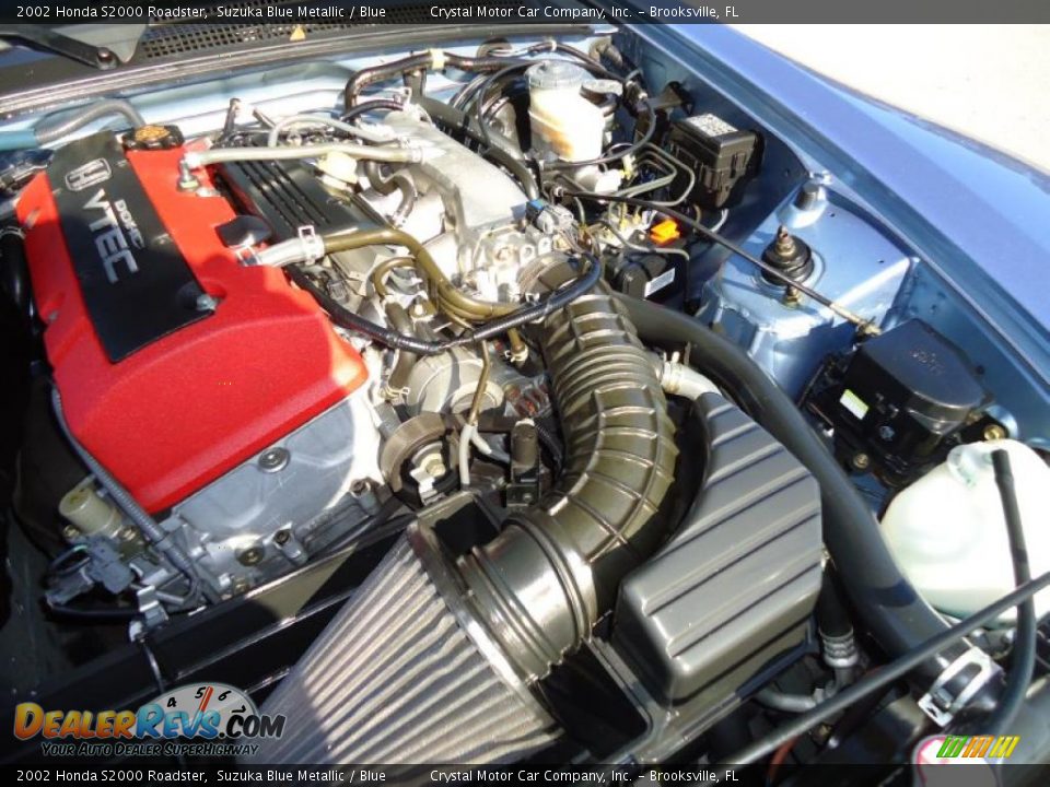 2002 Honda S2000 Roadster 2.0 Liter DOHC 16-Valve VTEC 4 Cylinder Engine Photo #22