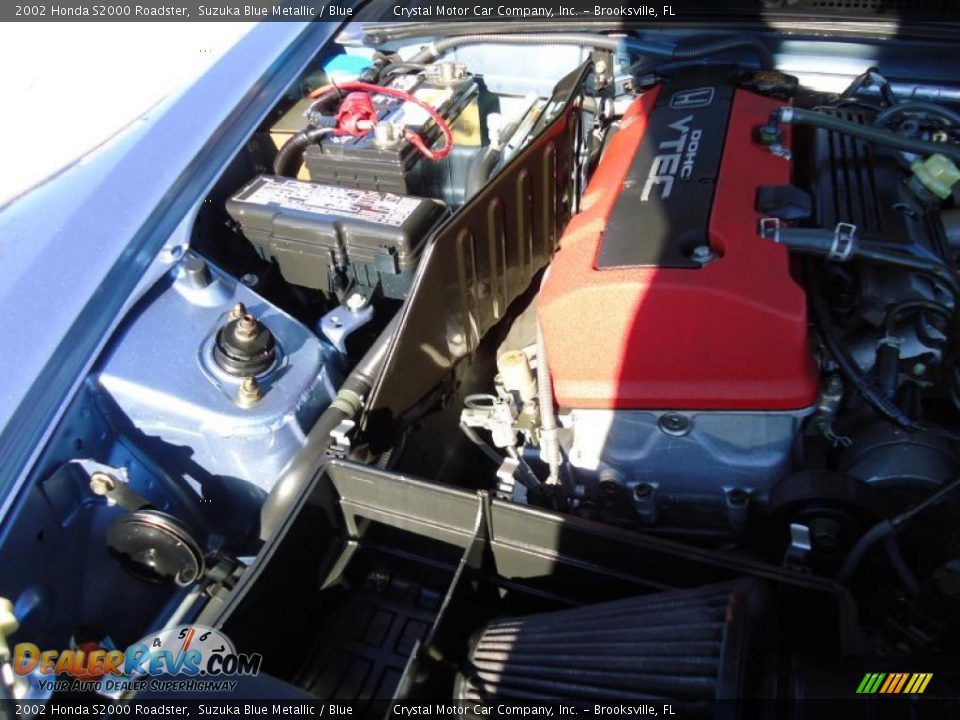 2002 Honda S2000 Roadster 2.0 Liter DOHC 16-Valve VTEC 4 Cylinder Engine Photo #23