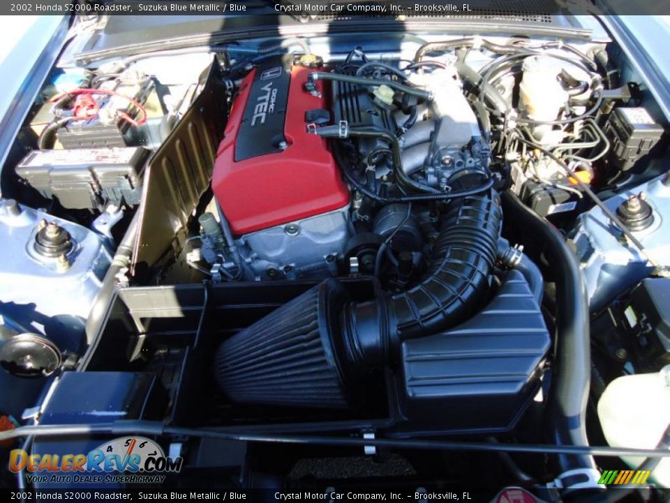 2002 Honda S2000 Roadster 2.0 Liter DOHC 16-Valve VTEC 4 Cylinder Engine Photo #24