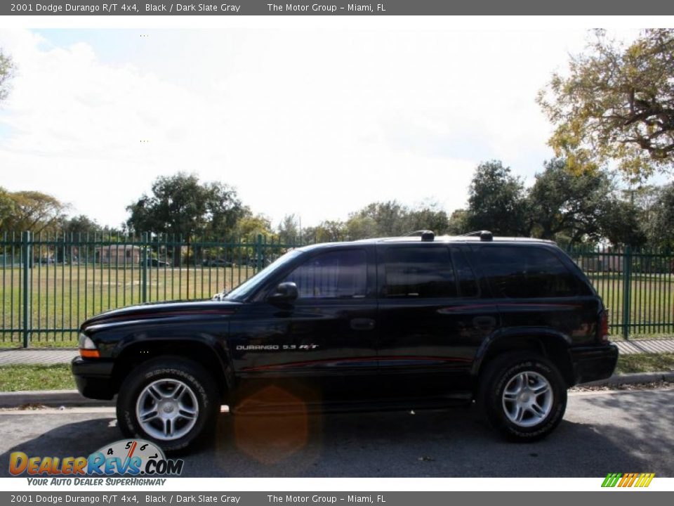 2001 Dodge Durango R/T 4x4 Black / Dark Slate Gray Photo #2